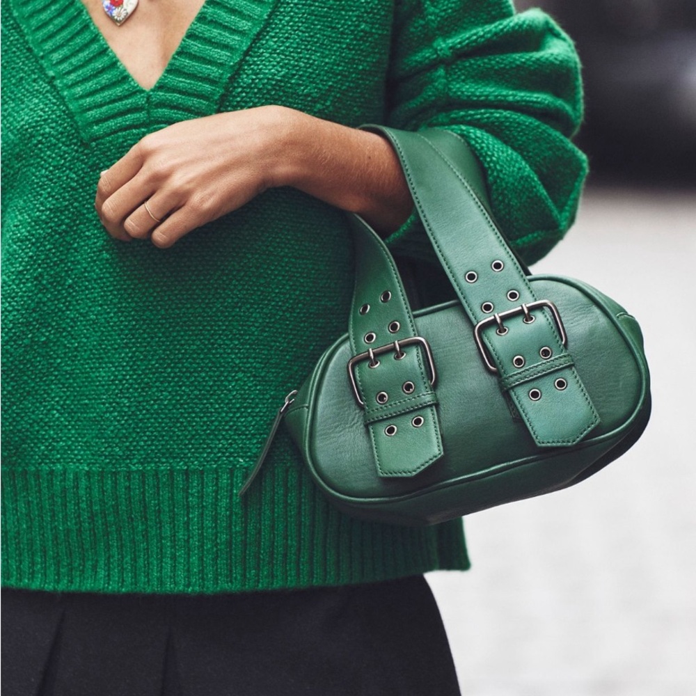 Free People Say Yes Bag in Pine NWT